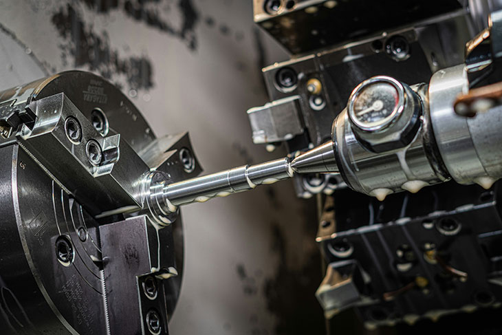 Precision turned components for fluid metering